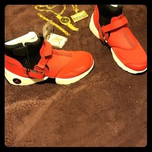 Red jordans